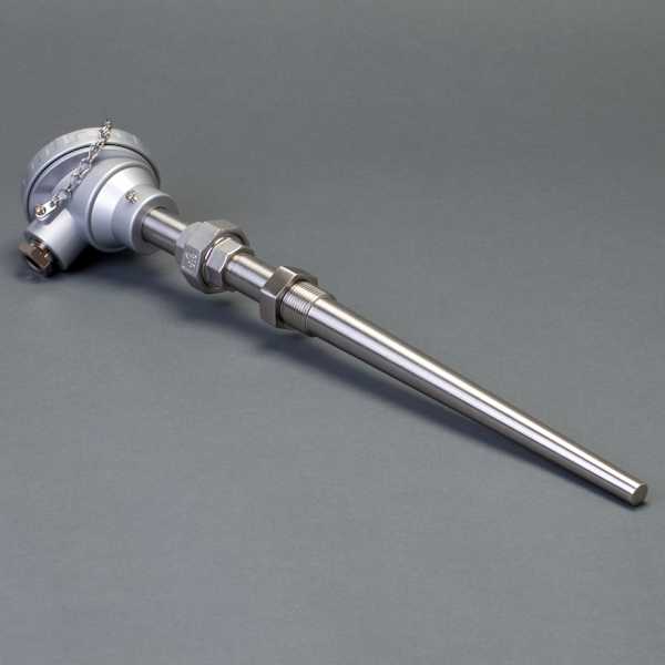 Temperature Probe with Solid Drilled Thermowell and Head (HD, HDS, HDF)